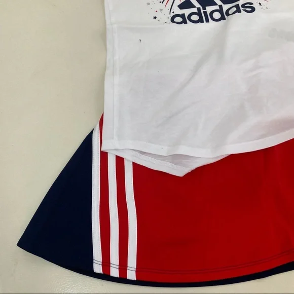 Adidas cute Skort top American flag outfit 5024 - Picture 5 of 9